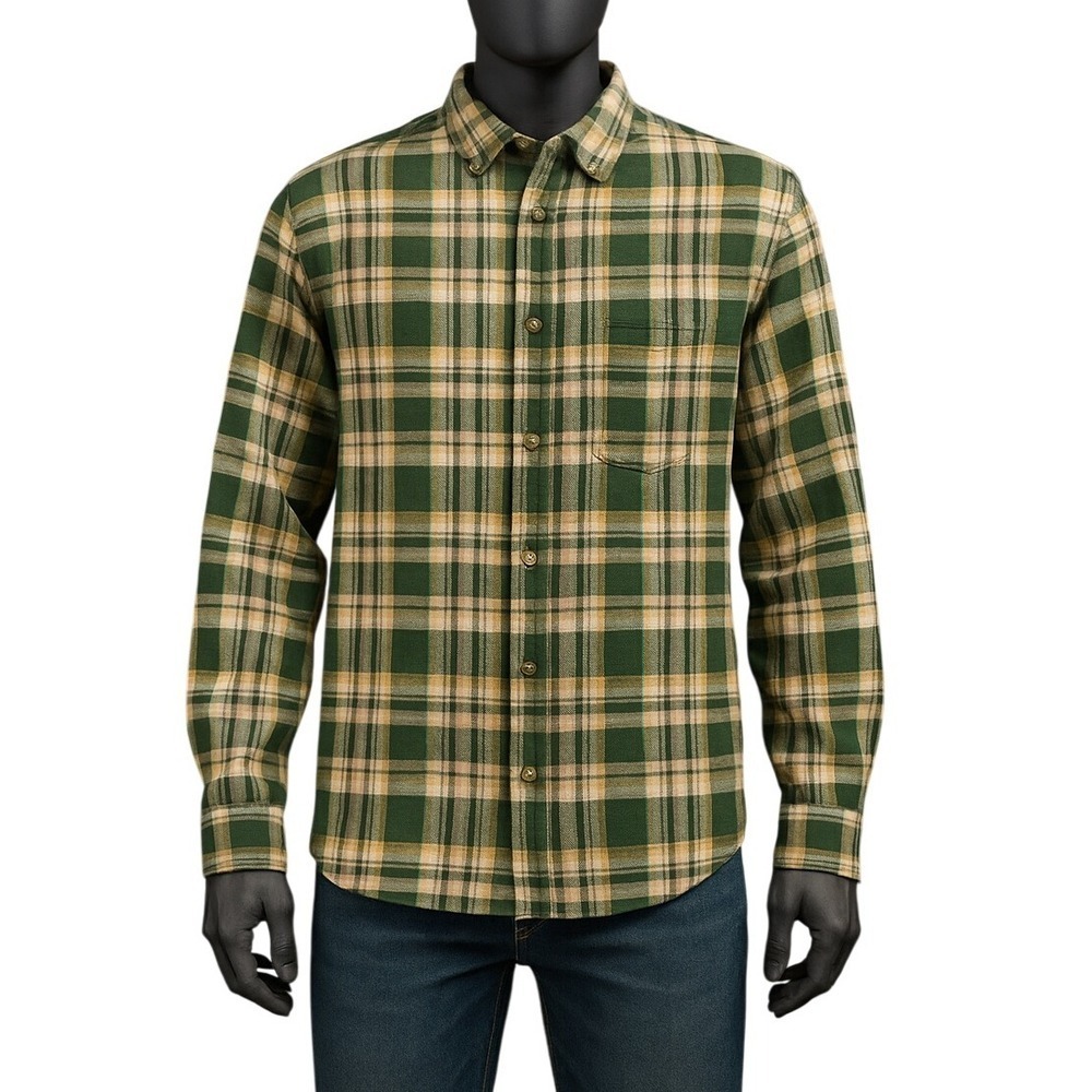 Eddie Bauer Shirt Men M Explorer Flannel‎ Workwear Gorpcore Heritage Streetwear